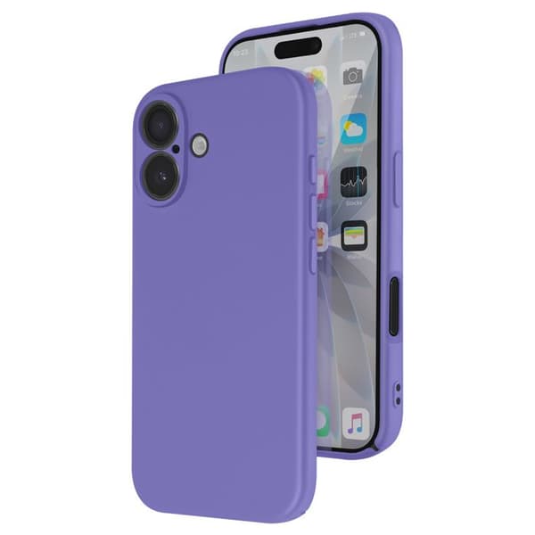 Skal - AVISERA - iPhone 17 - Soft-Touch - Semi-hård silikon - Lila Violett