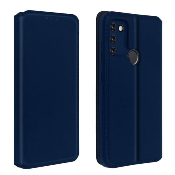 Honor 9A Cover Card Holder Funktion Smal och elegant midnattsblå