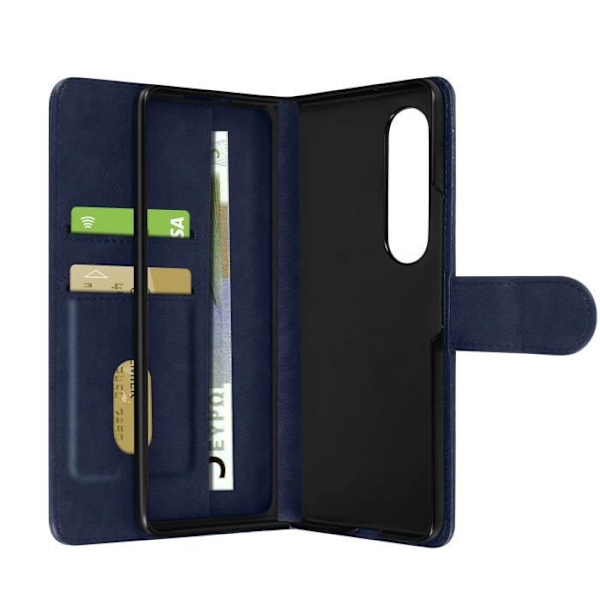 Samsung Galaxy Z Fold 4 Plånbok Magnetic Tab Cover midnattsblå Midnattsblå