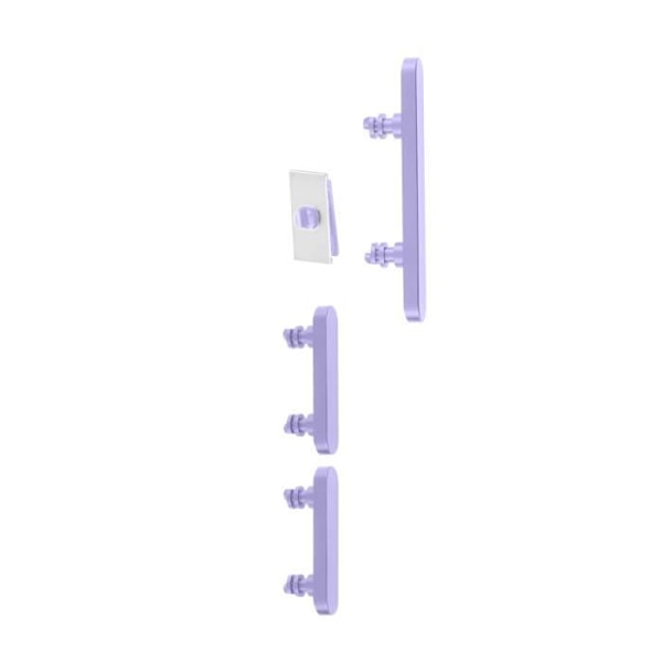 Power-, ääni- ja hiljennysnappula iPhone 12:lle ja 12 Pro:lle, violetti Lila
