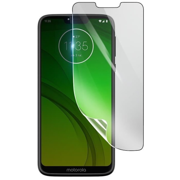 Näytönsuoja - 3MK - Motorola Moto G7 - Iskunkestävä Hydrogeeli - Läpinäkyvä - Naarmuuntumaton Transparent