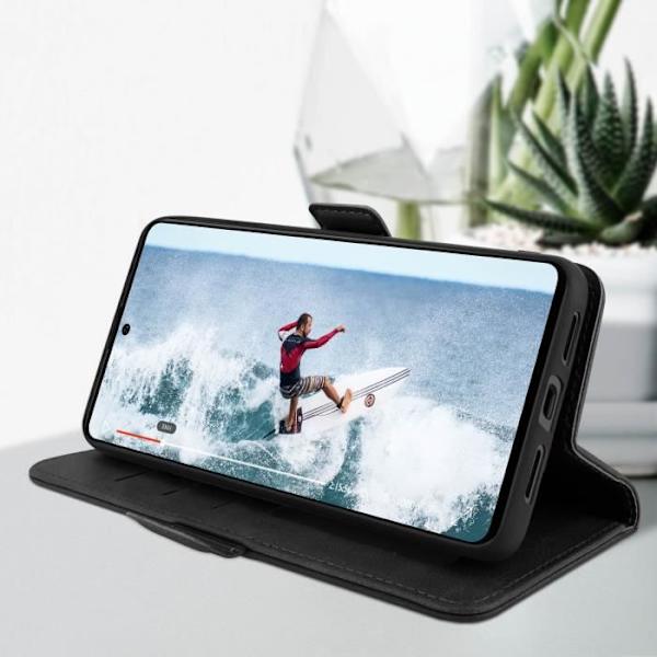 Fodral Plånbok Stöd Video Google Pixel 6 - AVIZAR - Mörkblå - Syntetiskt Läder - Magnetflik Midnattsblå