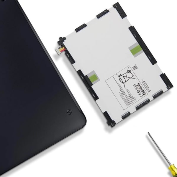 Internt batteri för Galaxy Tab A 9.7 - AVIZAR - Kapacitet 6000mAh - Litiumjon Vit