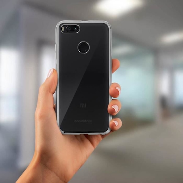 Suojakuori - Xiaomi - Mi A1 - Silikoni - Polykarbonaatti - Ultra-ohut ja kevyt transparent