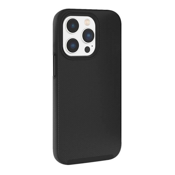 Case til iPhone 14 Pro Rigid med 2 ultra-forstærkede anti-fald lag 4M Eiger Black Svart