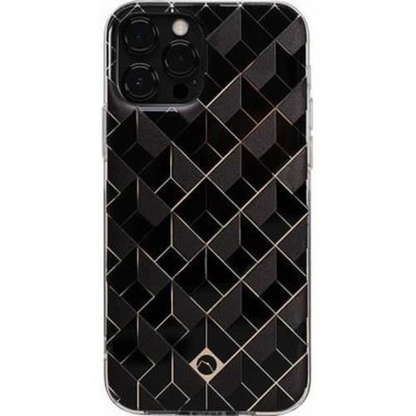 Saint Germain iPhone 12 / 12 Pro beskyttelsescover i plast med 3D-mønstre ARTEFAKT sort Svart