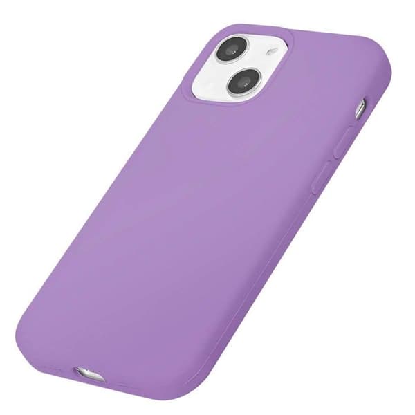 Cover til iPhone 13 - MOXIE - Color Skin - TPU - Lys lilla - Indvendig microfiber Violett