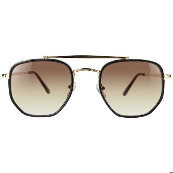 Solfjädern Aviator CV3087 Graduerade Linser UV400 Guld Gul