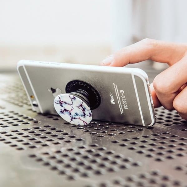 PopSockets - Udskiftelig holder og greb til smartphone og tablet - Cat Nap - 800947