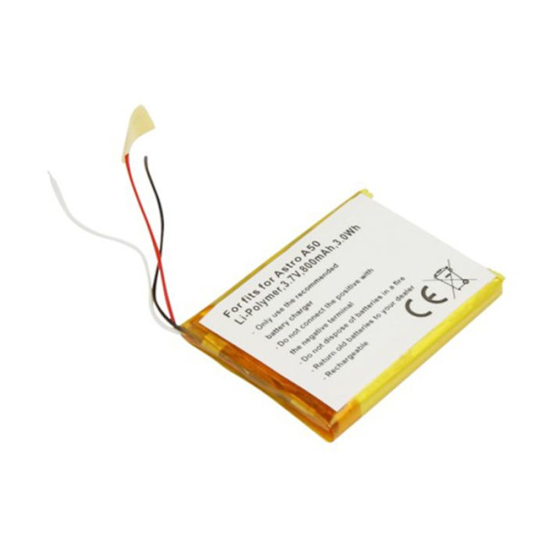 Batteri för ASTRO A50 Spelhörlurar Li-Polymer 3.7V 800mAh 3Wh