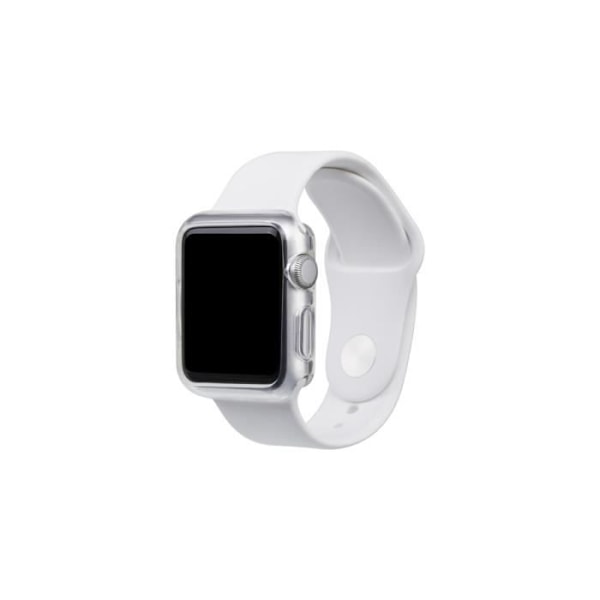 Skyddsfodral för Apple Watch 42mm - EKO - Vit - Mjuk och ultratunn TPU Transparent