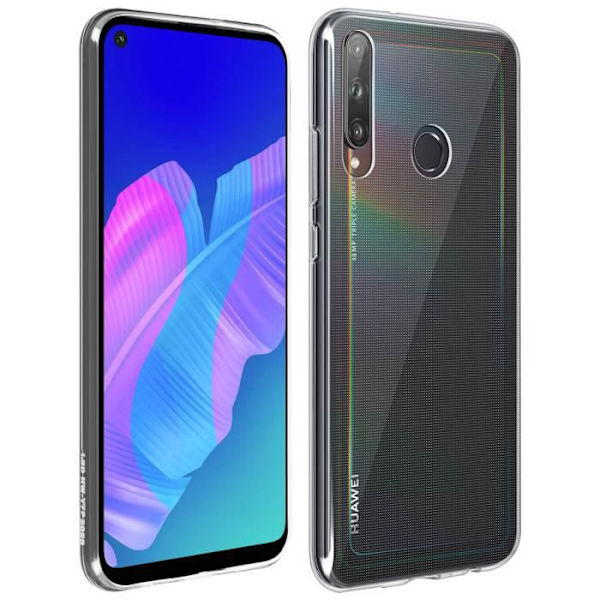 Coque - ADVARSE - Huawei P40 Lite E - Fleksibelt Silikone - Ultra-tynd - Stød- og Kradsesikring Vit