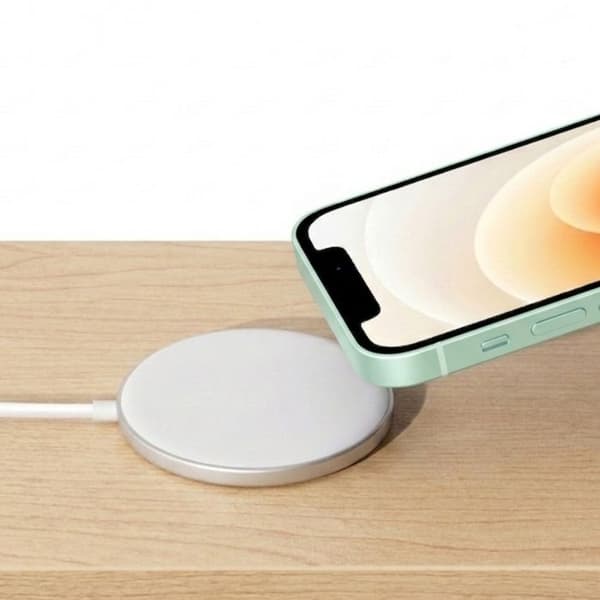 MagSafe oplader til iPhone 12 Magnetisk 15W Mayaxess Hvid Vit
