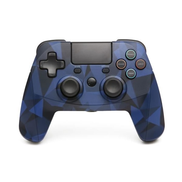 Gamepad - SNAKEBYTE - Game Pad S trådløs controller til PS4 - Bluetooth - Blå Camouflage - Vibration svart