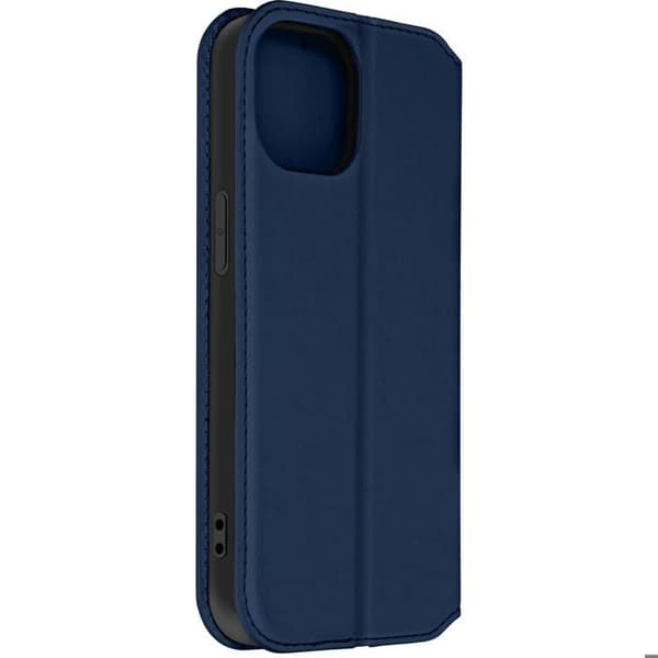 iPhone 15 Pro Max Etui med Kortlomme Magnetisk Klap Blå Nat Blå