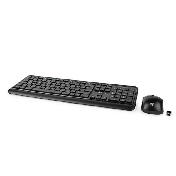 Nedis Keyboard and Mouse Kit | KBMCW100BKDE |Tyskland layout