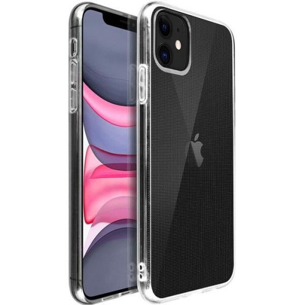 Coque iPhone 11 - ADVARSEL - Silikone Gel Fleksibel - Ultra Tynd - Gennemsigtig - Modstandsdygtig Gennemsigtig