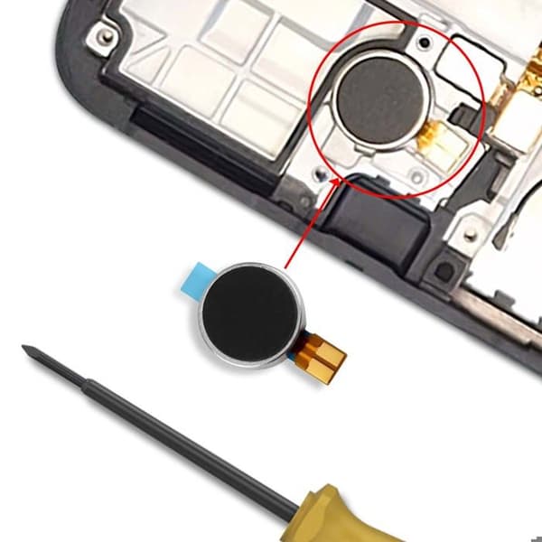 Erstatningsvibrationsmotor Kompatibel med Redmi Note 14 4G Sort Svart