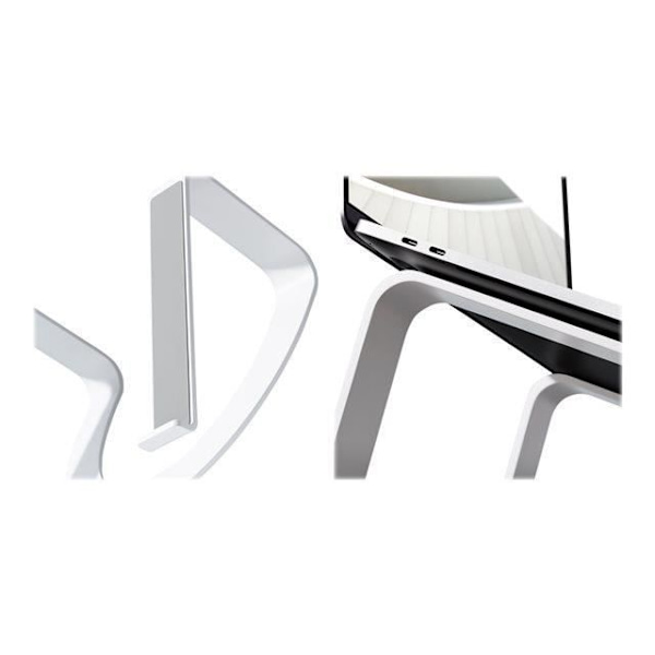 Bærbar computer støtte - Twelve South - Curve SE - Mat hvid - Aluminium - Ergonomisk Hvid