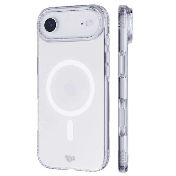 MagSafe-kuori - TECH21 - iPhone Air - Läpinäkyvä - Pehmeä - Iskunvaimennus Vit