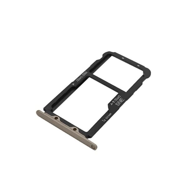 SIM-korttiteline - Huawei - Mate 20 Lite - Nano SIM - Micro-SD - Kulta Gul
