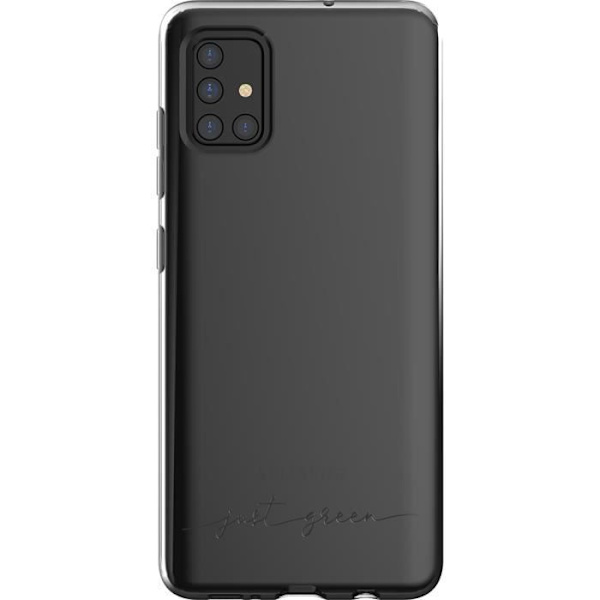 Kuori - Vain vihreä - Galaxy A51 - Pehmeä - Läpinäkyvä - Ympäristöystävällinen Transparent