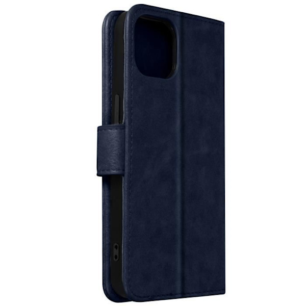 Hölster - Apple - iPhone 13 Pro - Fodral folio - Videostöd - Mörkblå Midnattsblå