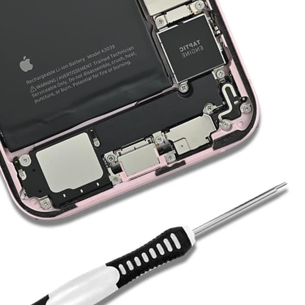 AVIZAR erstatnings ekstern højttaler til Apple iPhone 15 Plus Sort Svart