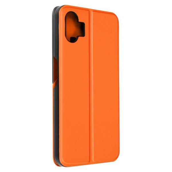 Étui - Intet - Telefon 1 - Vindue Display - Video Støtte - Orange orange