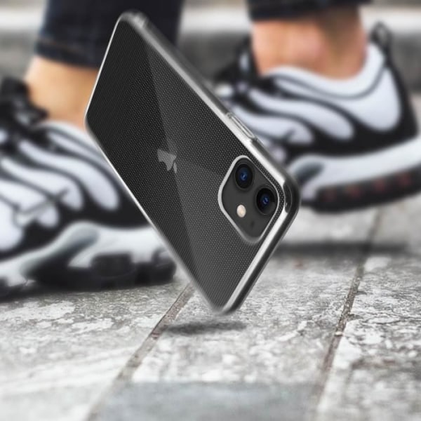 Coque iPhone 11 - ADVARSEL - Silikone Gel Fleksibel - Ultra Tynd - Gennemsigtig - Modstandsdygtig Gennemsigtig