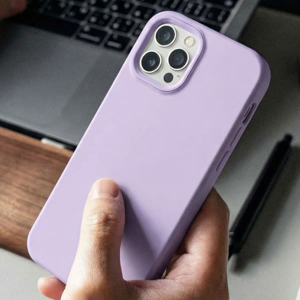 Cover til iPhone 12 / 12 Pro SolidSuit Ultra Stærk Rhinoshield Lilla Violett