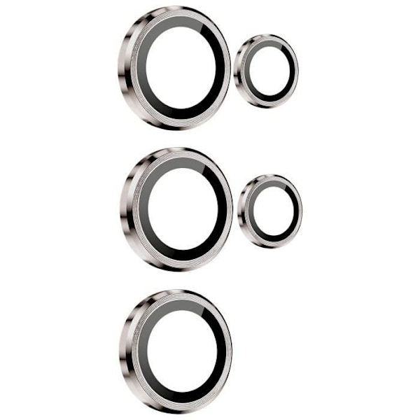 Kameraskydd - ENKAY - Samsung Galaxy S24 Ultra - 9H härdat glas - Paket med 3 - Anti-repa Grå