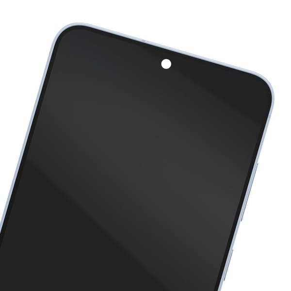 Soft OLED Erstatningsskærm til Galaxy S25 Plus med Lys Blå Ramme Blå