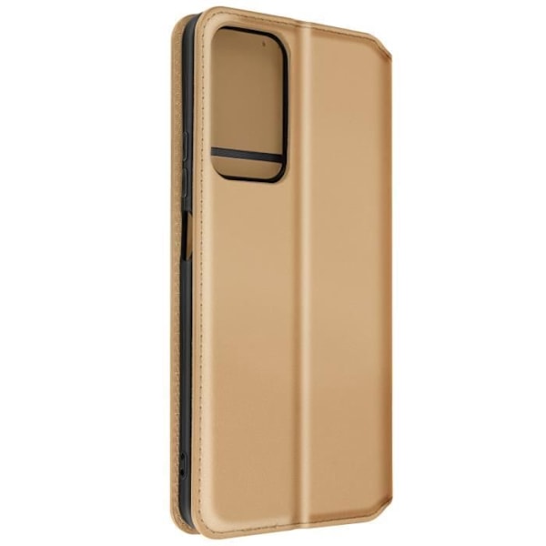 Fodral Xiaomi Redmi Note 11 Pro Plus Flip Wallet Videoställ gyllene gyllene