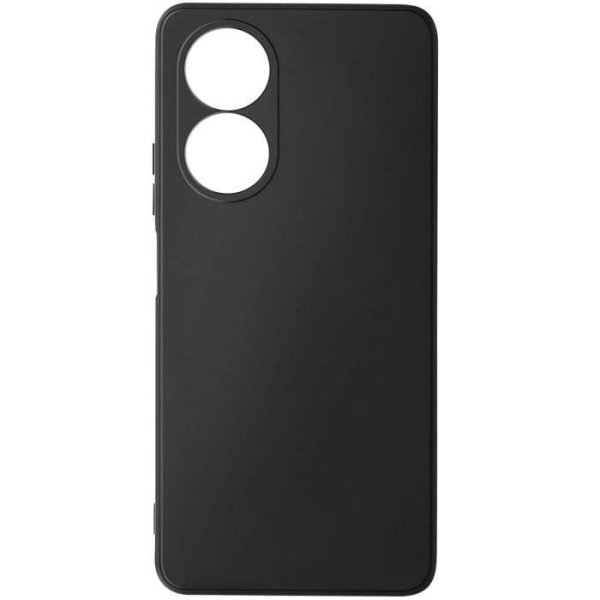 Fodral till Oppo A58 Camera Protected Soft Silikon Matt Tunn Svart Svart