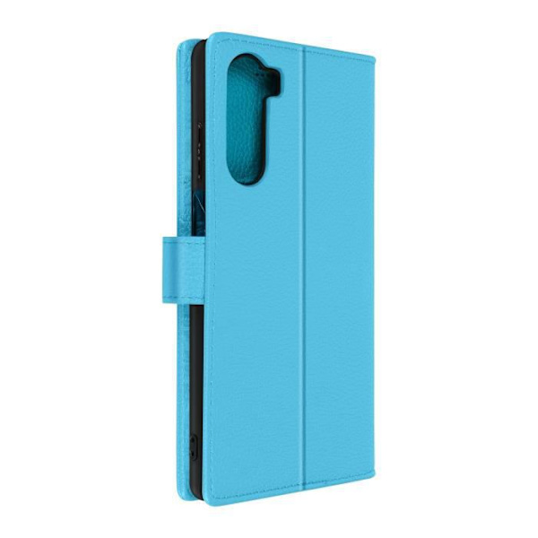 Motorola Moto G200 5G etui - AVIZAR - Flip Wallet Video Support - Blå Blå
