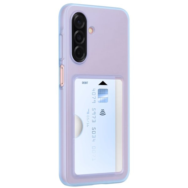 Coque för Samsung A26 Kortficka Silikon Soft touch Original Samsung Blå Blå