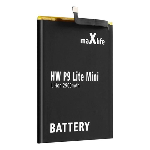 Internbatteri - HUAWEI - P9 Lite Mini, Y6 2017, Y5 2018 - Kapacitet 2900mAh - 100% kompatibel - Svart Svart
