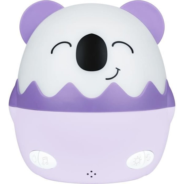 Trådlös musikprojicerande nattlampa - BIGBEN - Koala - 360° projicering - 13 filmer - 8 melodier - Fjärrkontroll - USB-C batteri