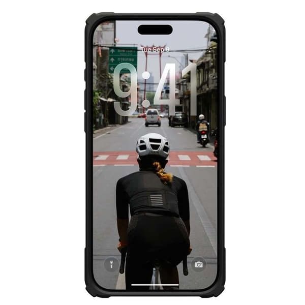 Coque MagSafe - UAG - iPhone 17 Pro Max - Sort - Forstærket bumper - Metalstøtte Svart