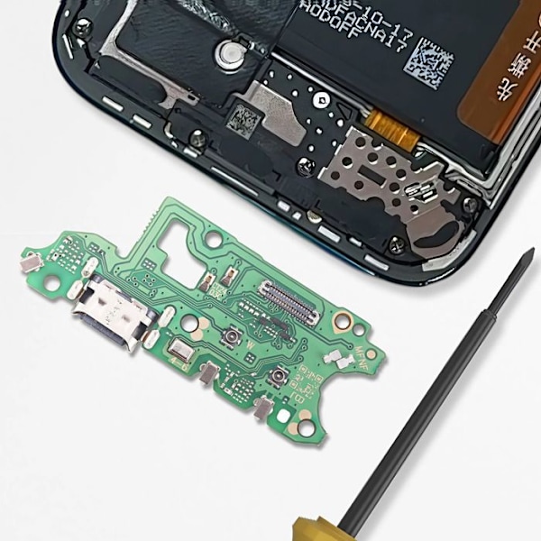 USB-C opladerconnector til Honor 200 Lite Sort Svart