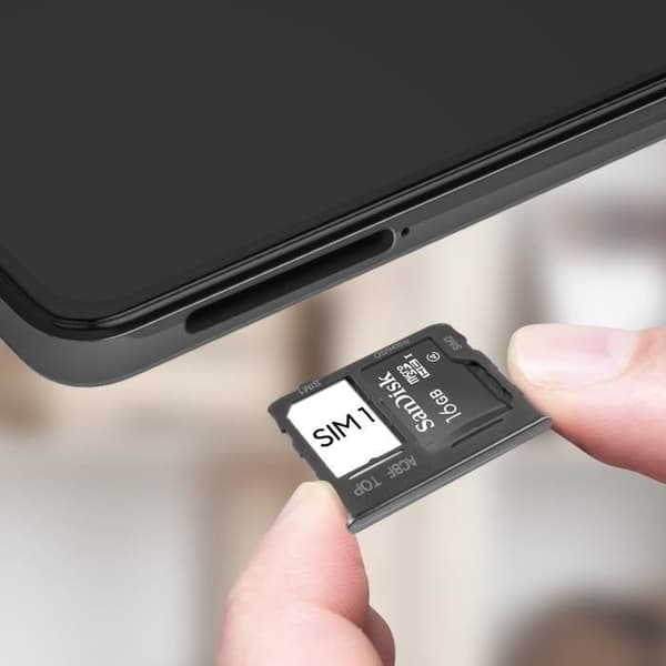Samsung Galaxy A32 5G erstatnings-SIM-kortbakke Sort Svart