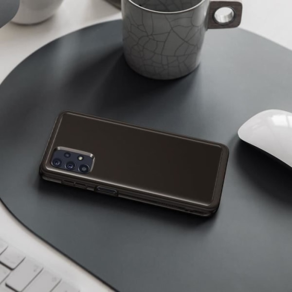 Coque - Samsung - Galaxy A32 - Silikone - Stødbeskyttelse - Mørk tonalitet design Svart