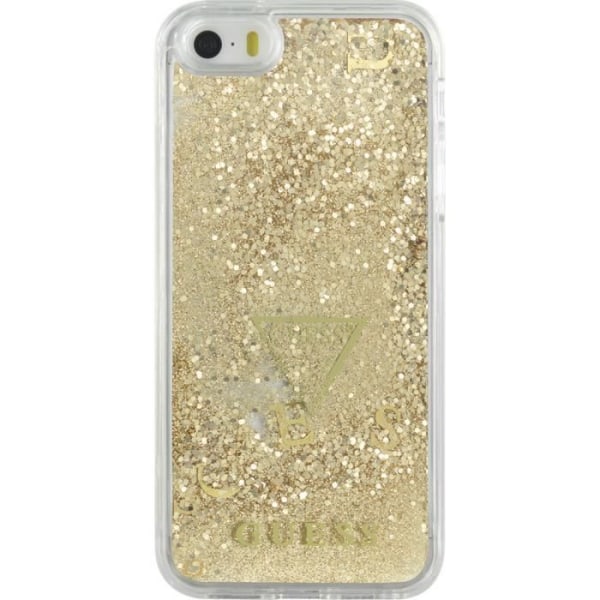 Guess Gold Glitter Liquid Hard Case för iPhone 5/5S/SE