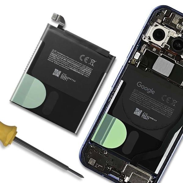 Ersatzbatteri til Google Pixel 10 Li-ion 4970mAh Reference G20M7 Sort Svart