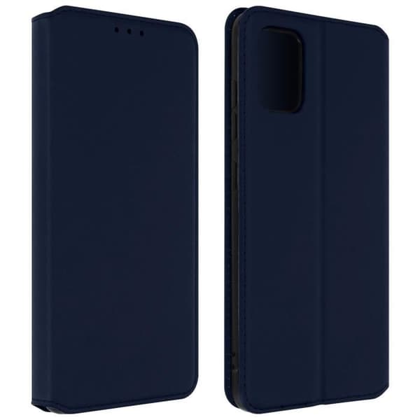 Folio Cover - AVIZAR - Galaxy A51 - Video Support Funktion - Kortholder - Midnight Blue Midnattsblå