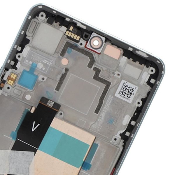 LCD-skärm + pekskärm + chassi Xiaomi för Xiaomi Poco F5 5G - Vit Vit
