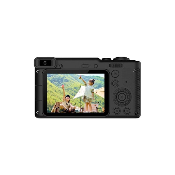 Insteen Digitalkamera 50 MP 4K Video med Sort Stativ Svart