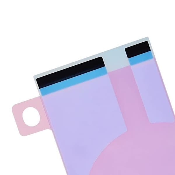 Klibbatteri för iPhone 12, stabil genomskinlig fäste Transparent