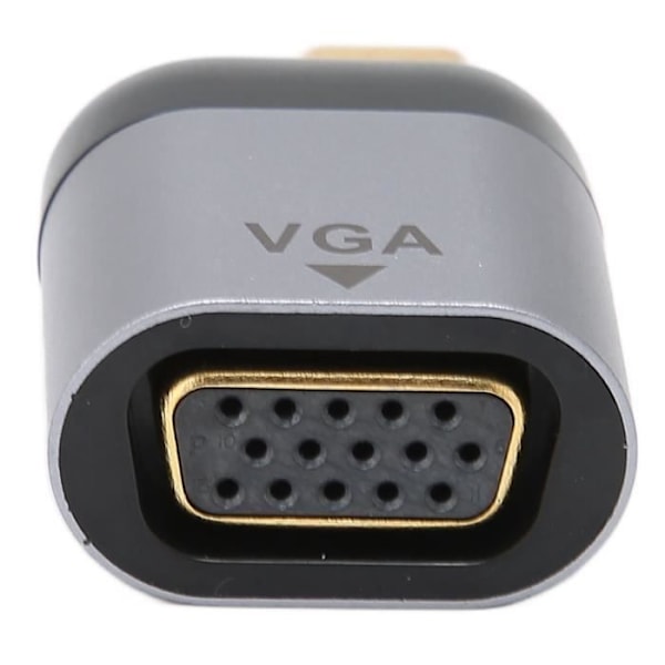 HURRISE USB C - VGA -muunnin JORINDO JD0756 USB C - VGA-sovitin Type-C uros-VGA-naarassovitin